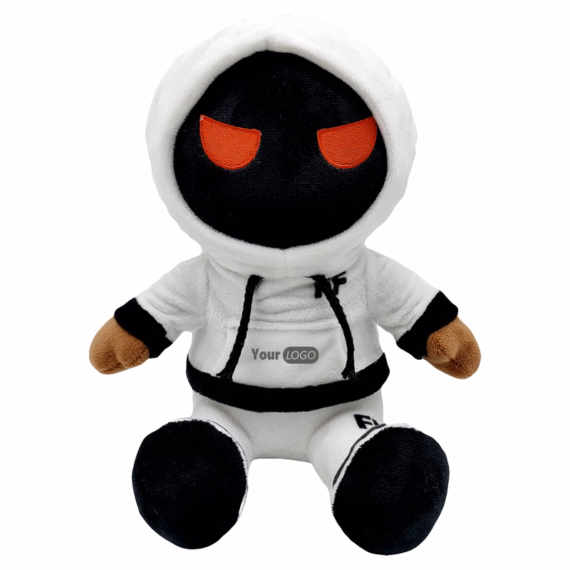 Cotton White sweatshirt plush doll