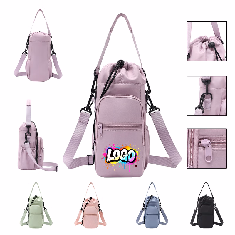 Outdoor Portable Crossbody Water Bottle Sleeve
