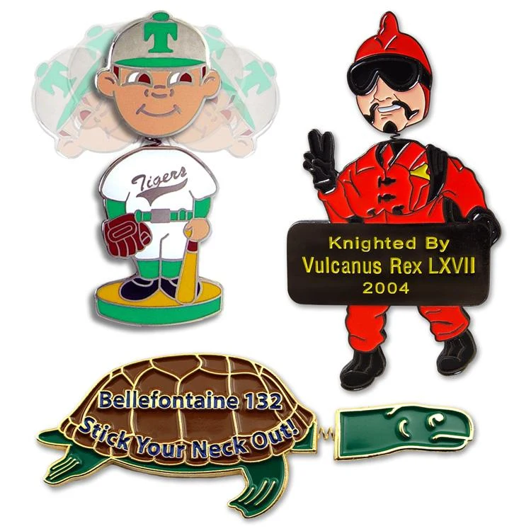 Custom Bobble Lapel Pin 1