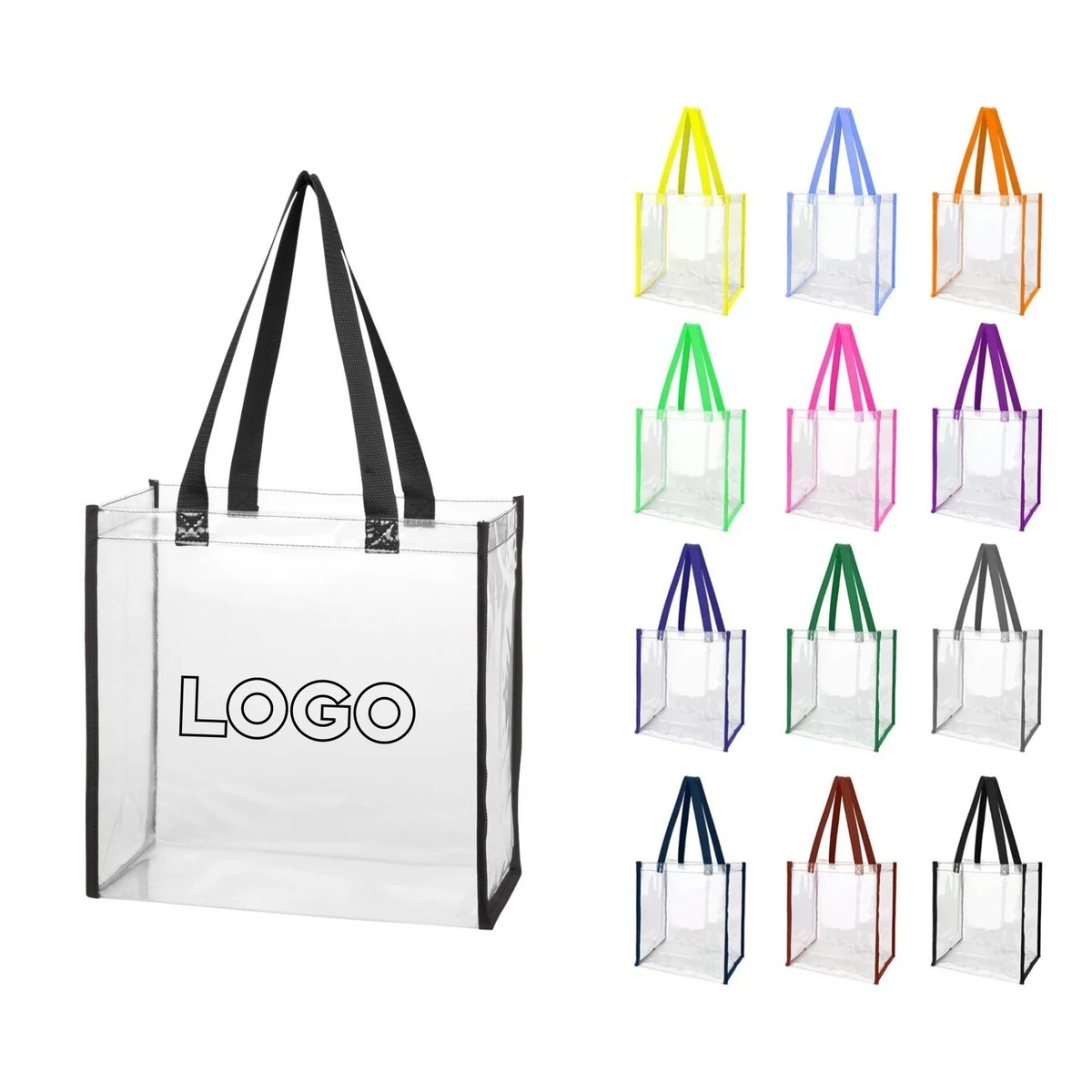 Clear Tote Bag with Handle 1