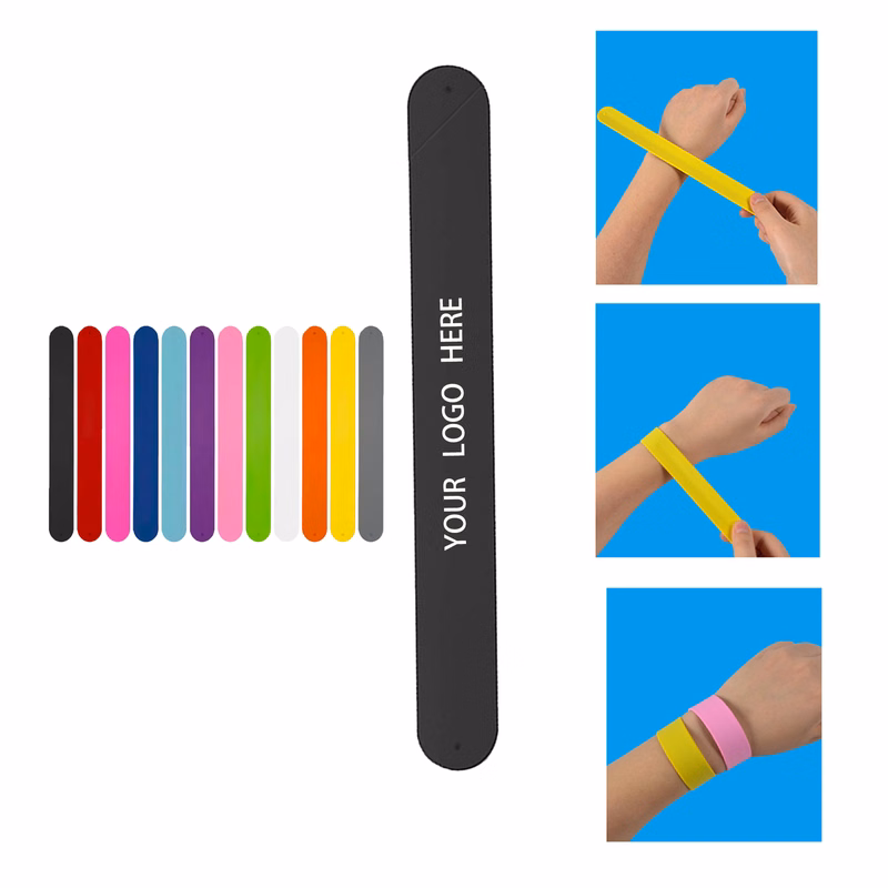 MOQ:100pcs Promotional Rubber Bracelet