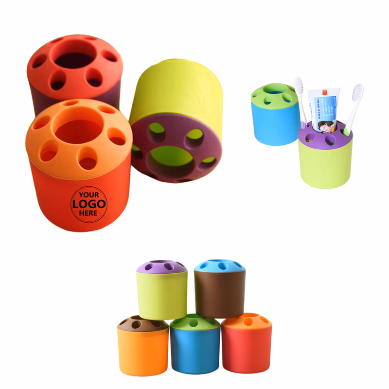 Versatile Plastic Brush & Pen Holder