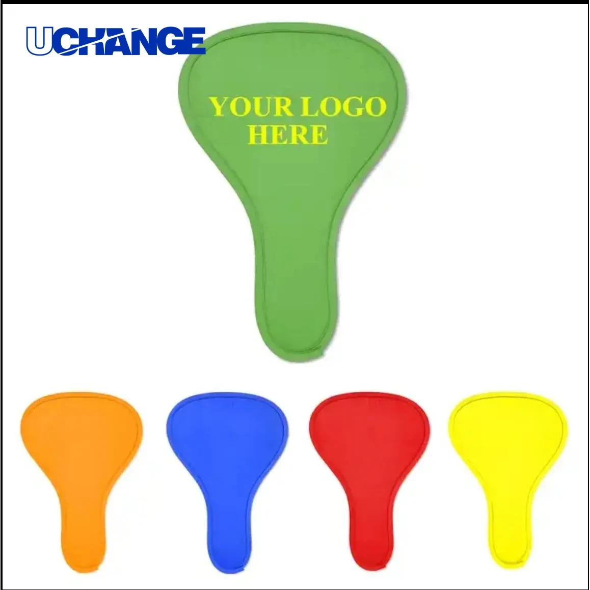 Foldable Nylon Fan with Pouch Packable Hand Fan for Travel & Event Giveaways 1
