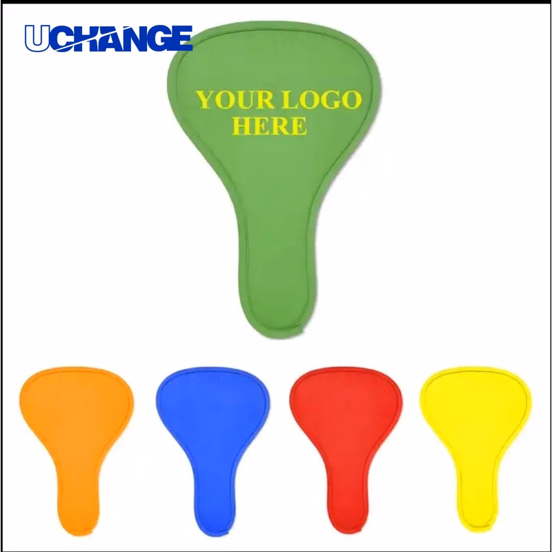 Foldable Nylon Fan with Pouch Packable Hand Fan for Travel & Event Giveaways