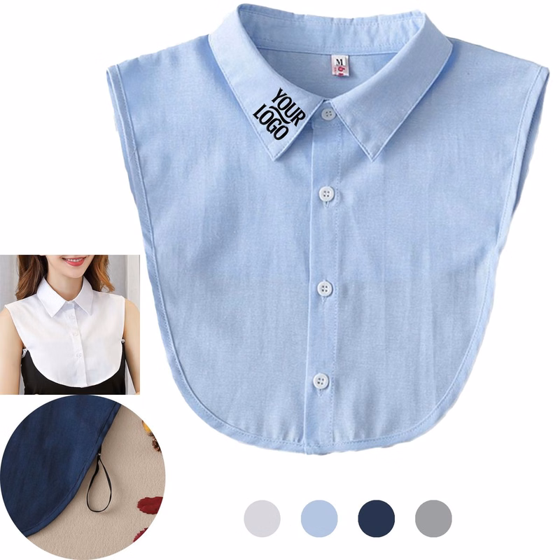 Multi Color Unisex Fashion Embroidered Shirt Collar