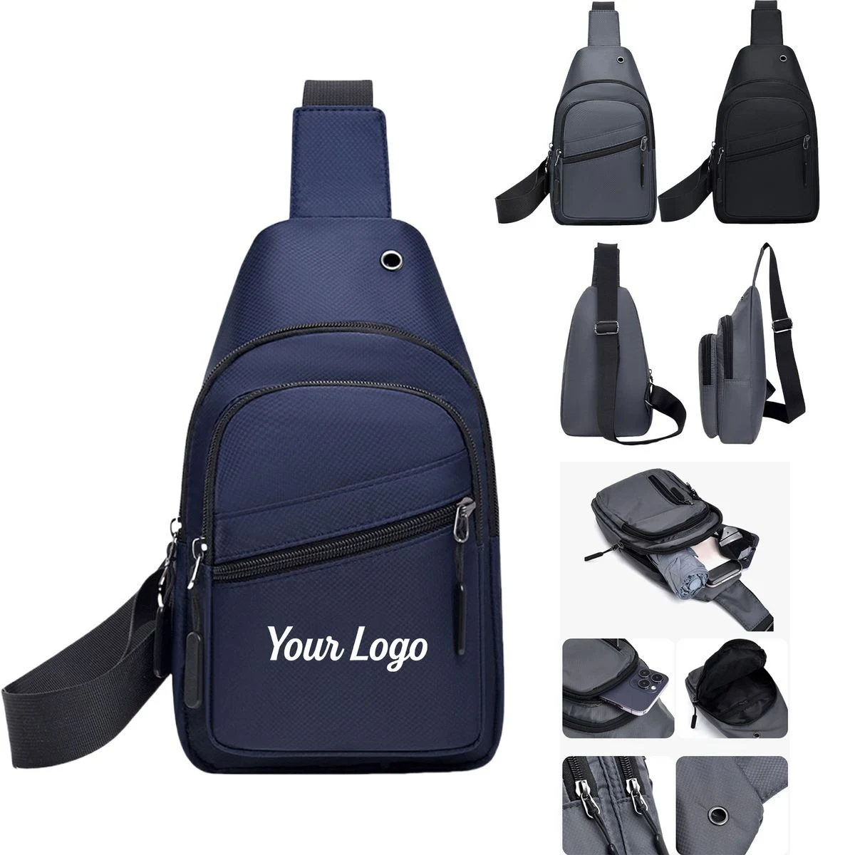 Adjustable Oxford Crossbody Bag 1
