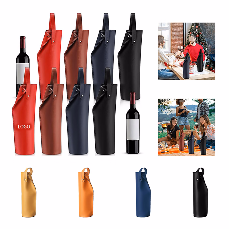 Pu Leather Wine Bag