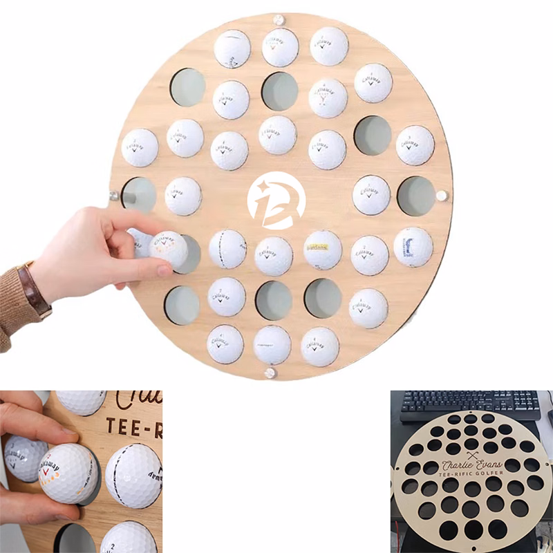 Golf Ball Display Holder Wall Collector