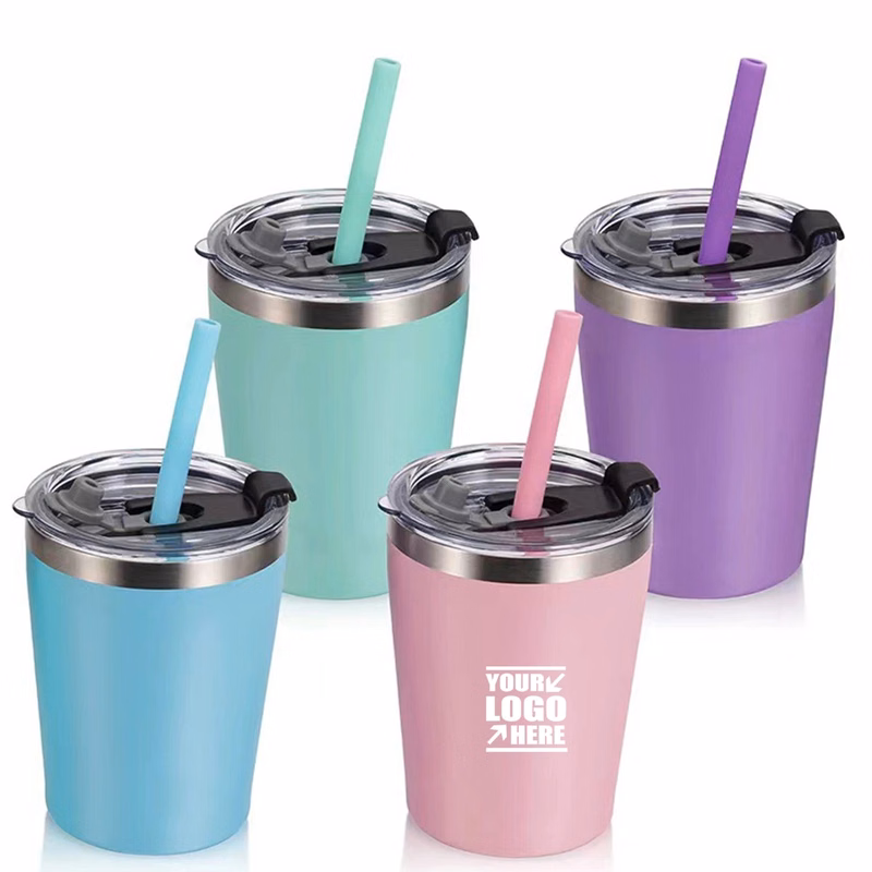 Reusable Toddler Straw Stainless Steel Cups