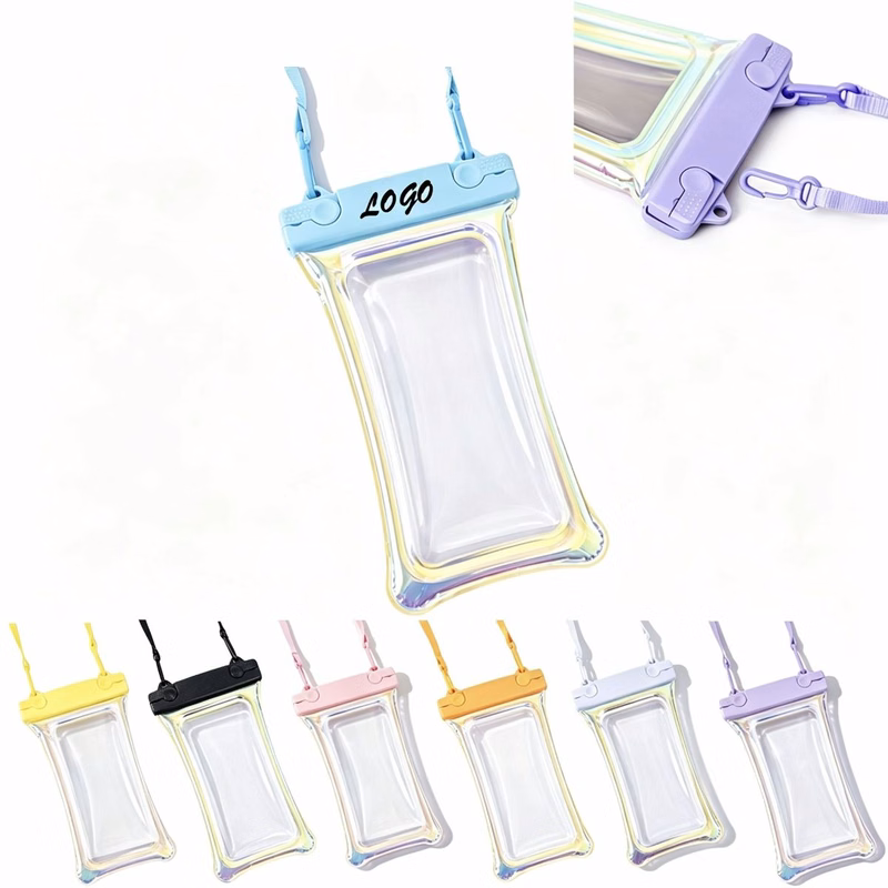Custom Holographic TPU Floating Phone Waterproof Pouch