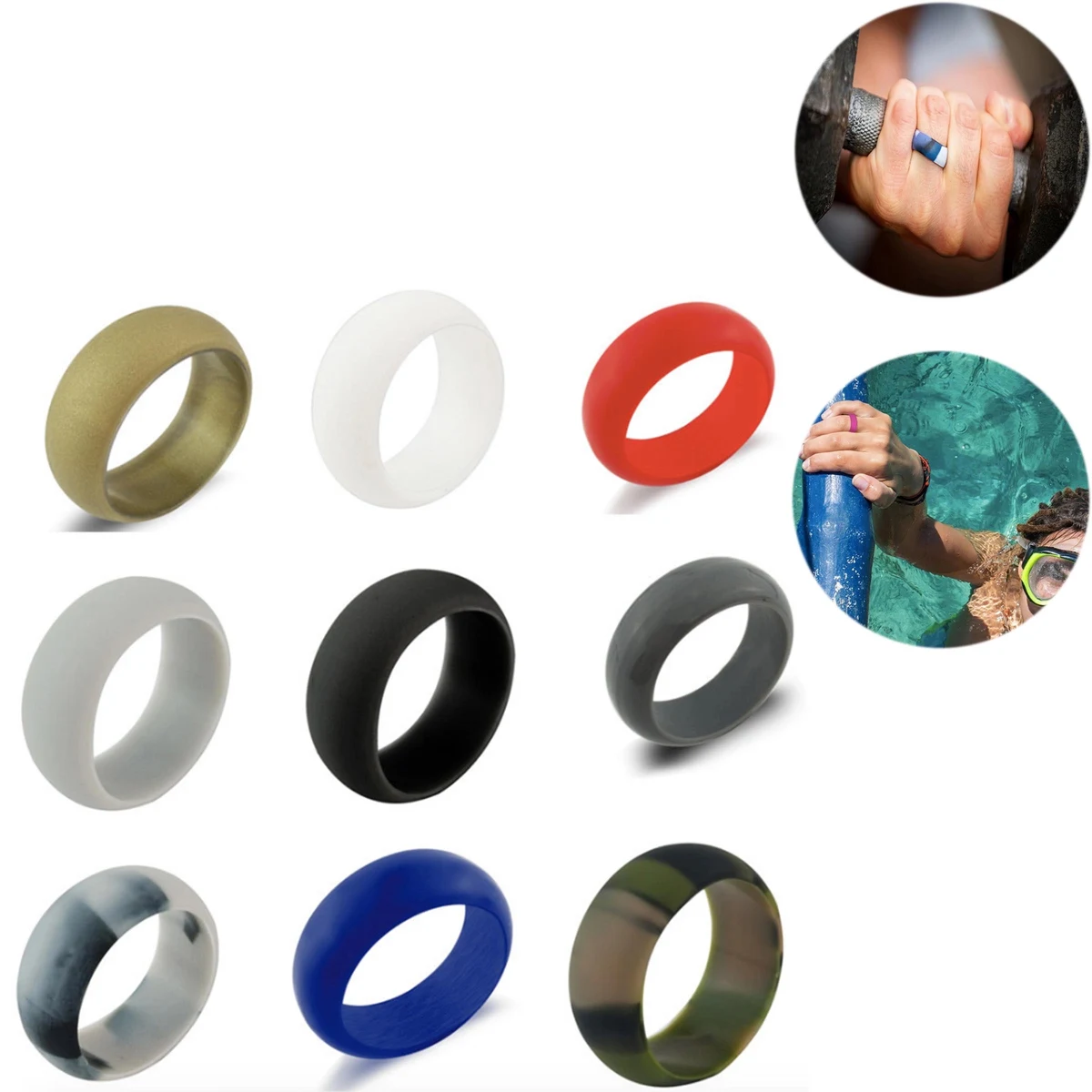 Silicone Ring Wedding Band 1