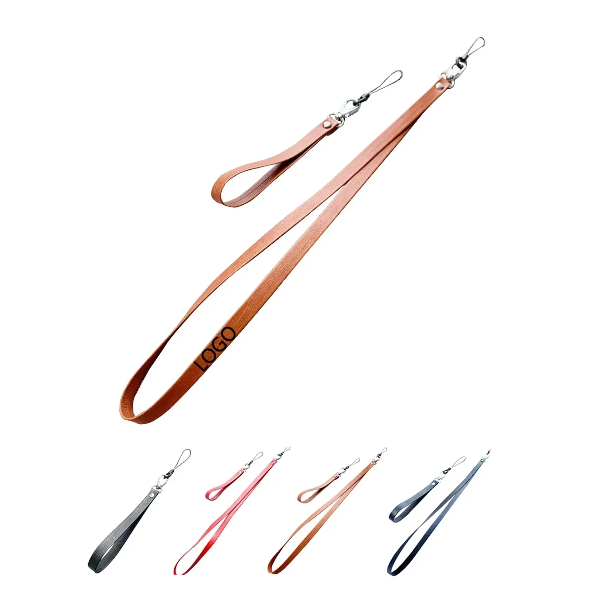 Pu Leather Long Mobile Phone Lanyards 1