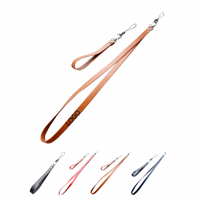 Pu Leather Long Mobile Phone Lanyards