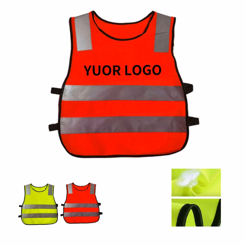 Kids Visibility Vest with Reflective Strips