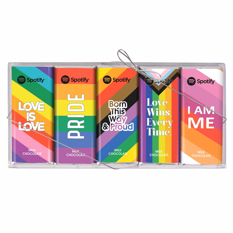 Pride 5 Pack Chocolate Bar Set