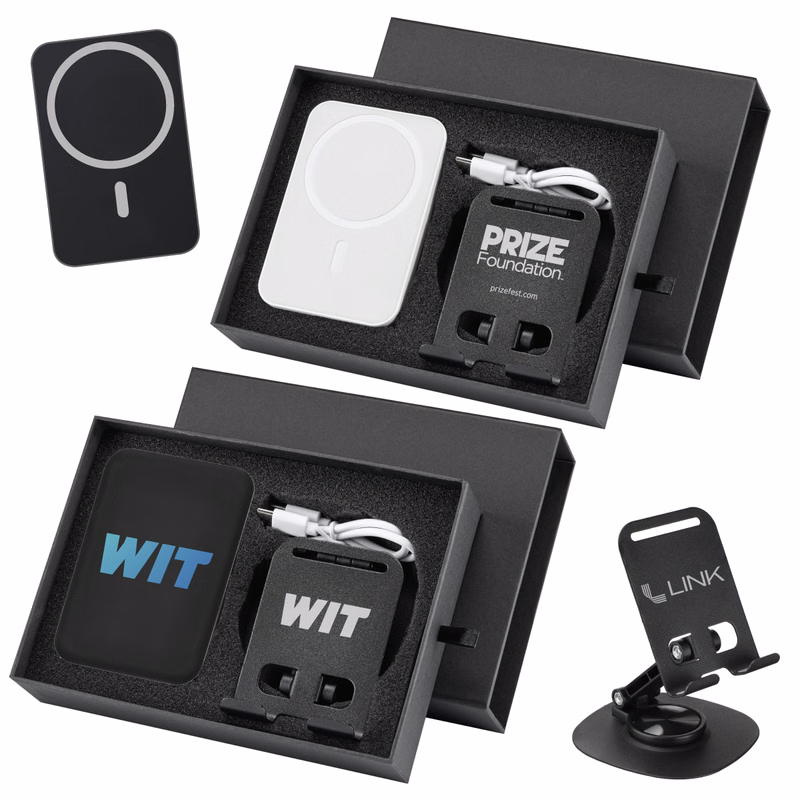 MagSafe Power Bank and Phone Holder Gift Set