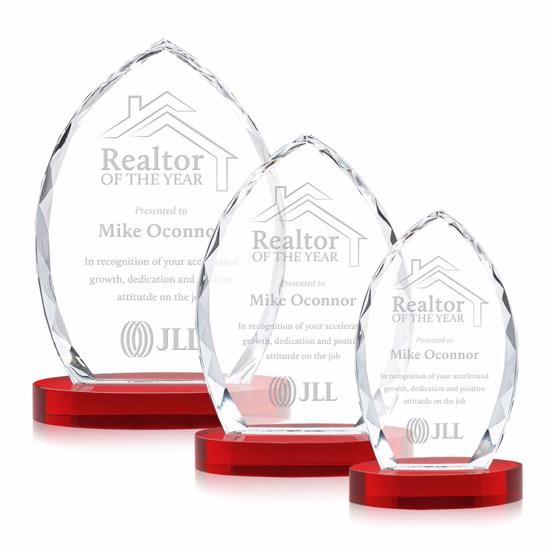Wilton Award on Alberton Base - Red