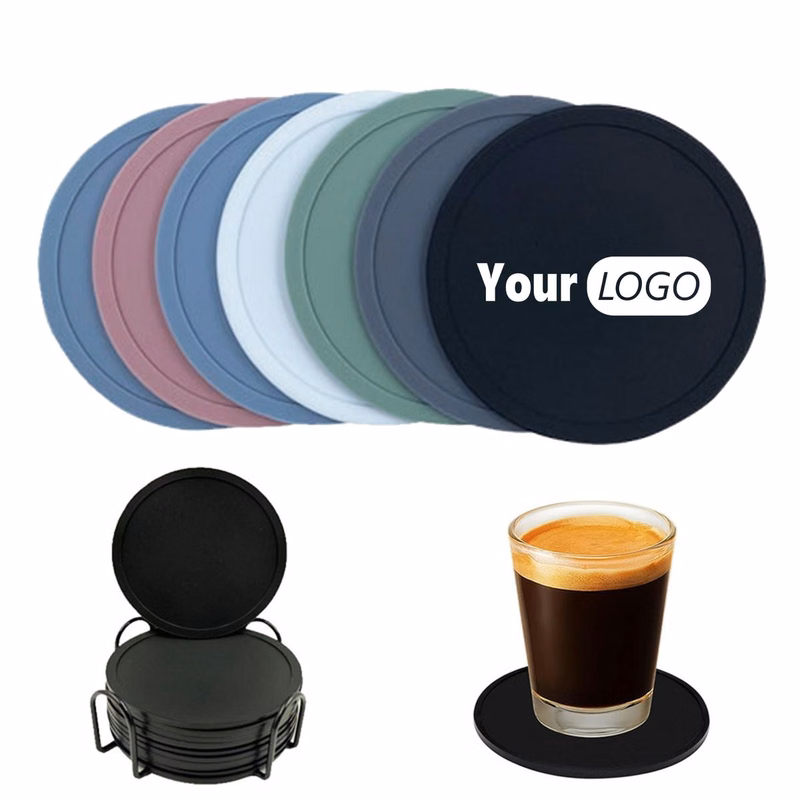 Silicone Round Drink Coasters
