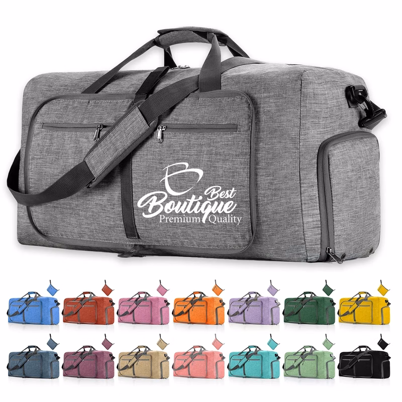 65L Waterproof Duffle Bag Foldable Travel Versatile Luggage