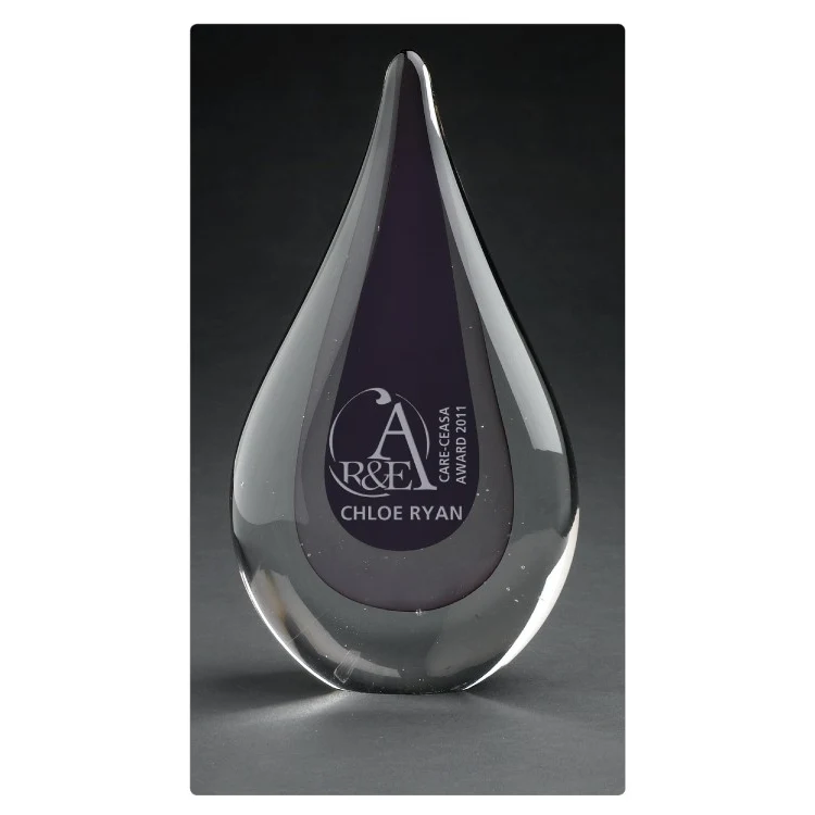 RECTANGULAR CRYSTAL PILAR W/ 3D INSIDE ENGRAVING 1