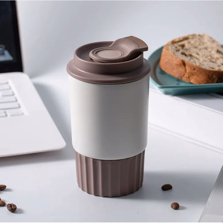 12oz Stainless Steel Coffee Cup with Lid