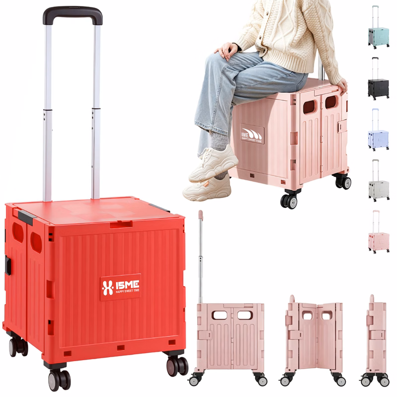 Foldable Utility Rolling Cart