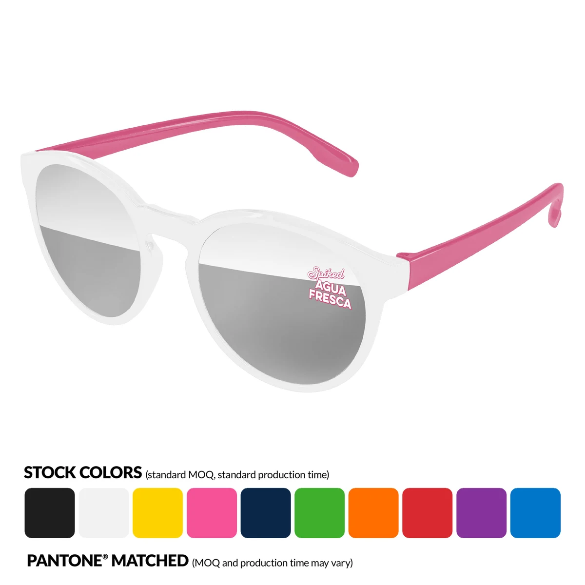 Vicky Mirror Sunglasses 2-Tone w/ 1 Color Lens Imprint 1