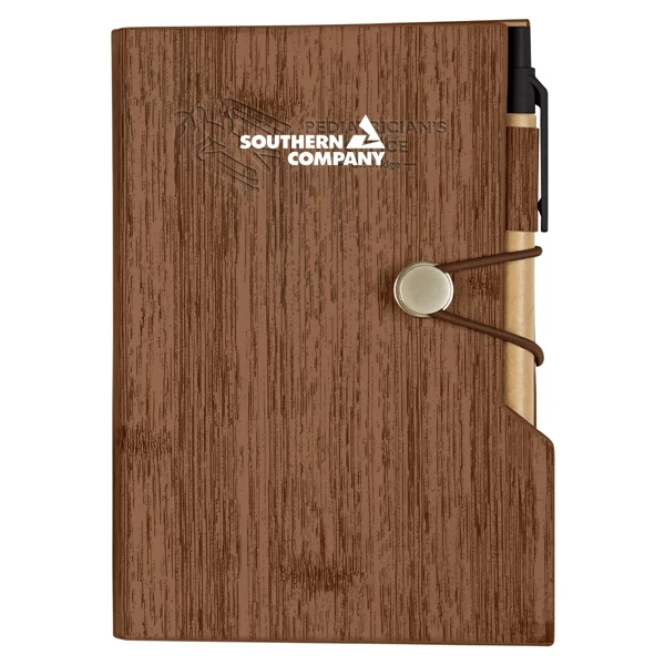 Compact Notebook with Neon colored sticky notes inside 1