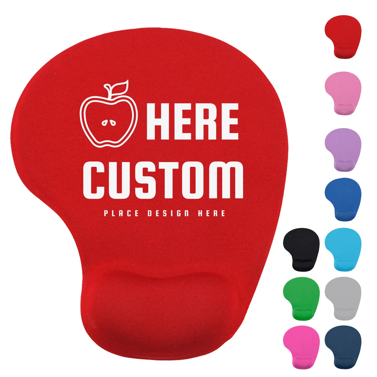 Silicone Wrist Rest Mouse Pad, 9 Colors 1