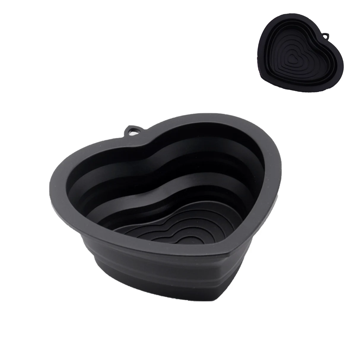 Heart Silicone Outdoor Pet Feeder 1