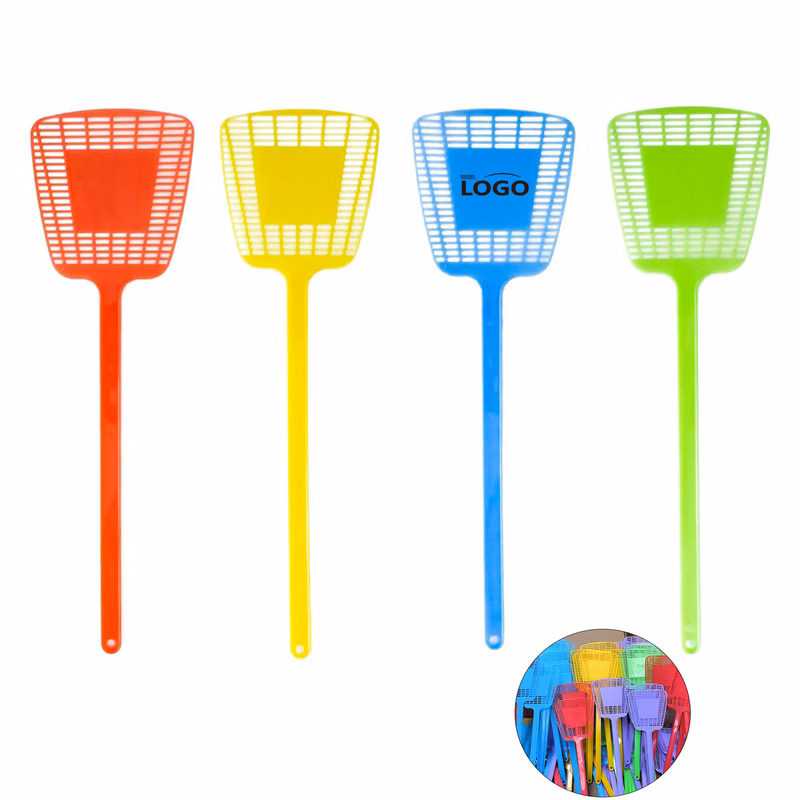 Plastic Square Fly Swatter With Long Handle