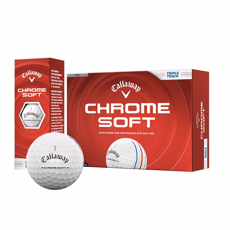 Callaway Chrome Soft Triple Track Golf Balls Half Dozens