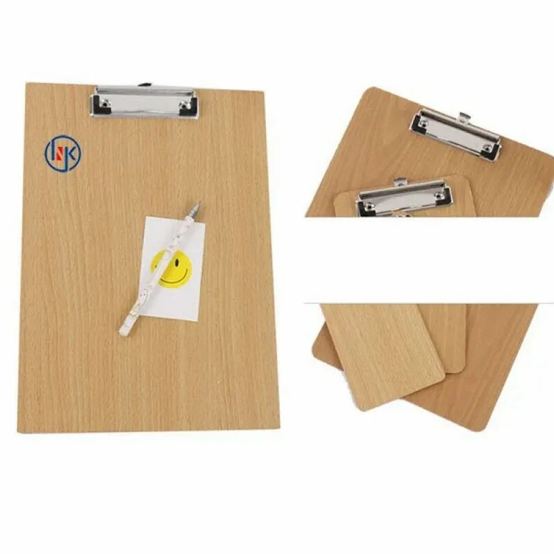 Solid Alder Wood Check Presenter w/ Clip 1