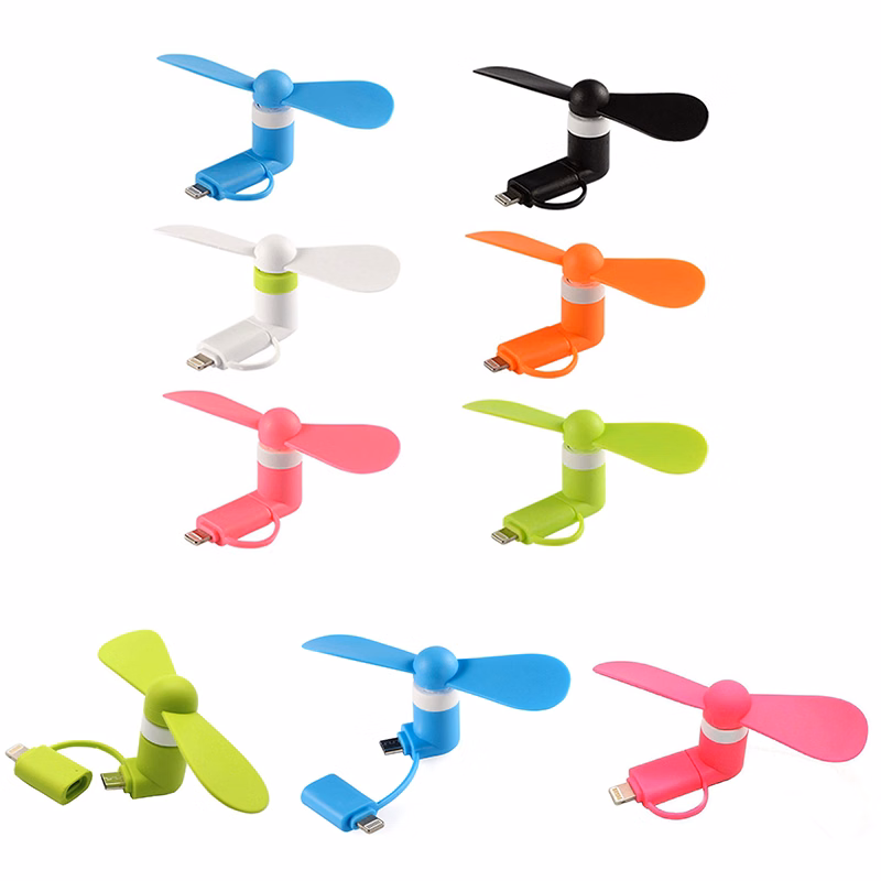Mini USB Mobile Fan 2 In One