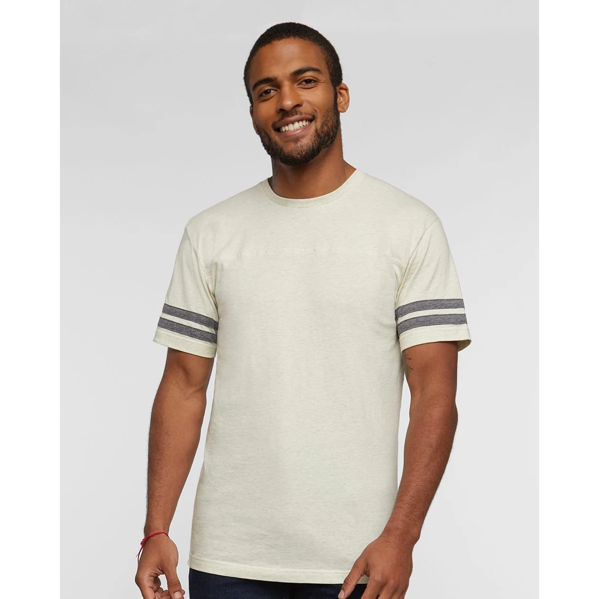 Unisex Football Fine Jersey Tee - 6937 1
