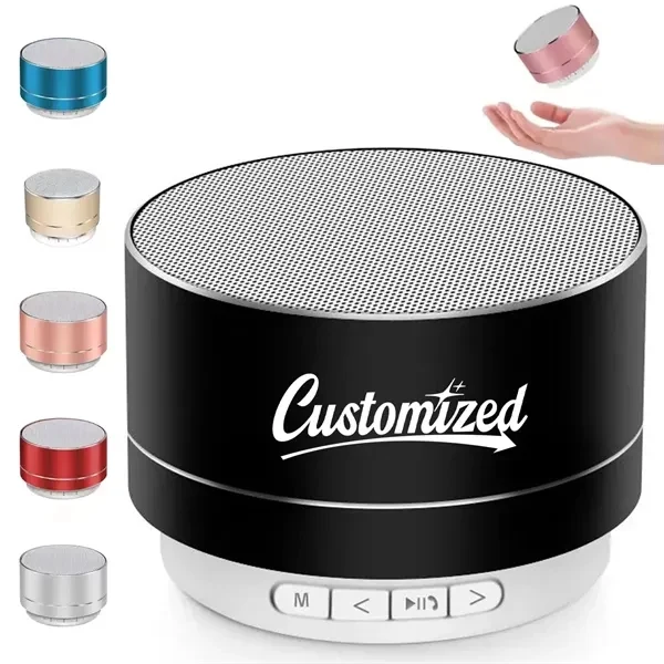 Custom Mini Portable Bluetooth Wireless Speaker with Vibrant Design — Audio Tech Gift 1