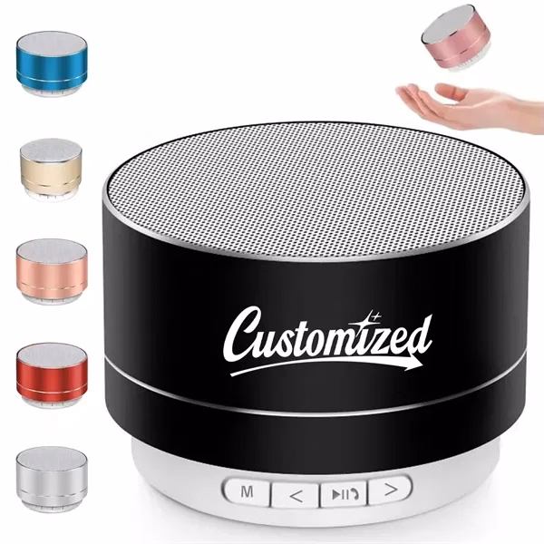 Custom Mini Portable Bluetooth Wireless Speaker with Vibrant Design — Audio Tech Gift