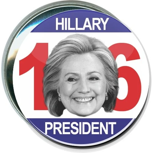 Hillary President '16, Political Button 1