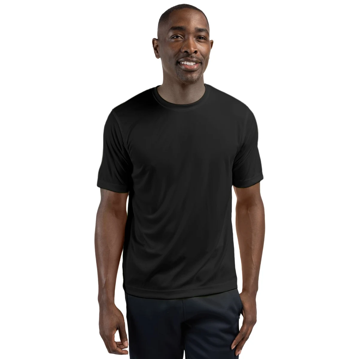 Clique Spin Solution-dyed Performance Jersey Mens Short Sleeve Tee 1