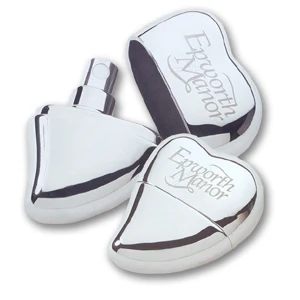 *CLOSEOUT* Millennium Series Silver Heart Shaped Atomizer 1