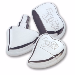 *CLOSEOUT* Millennium Series Silver Heart Shaped Atomizer