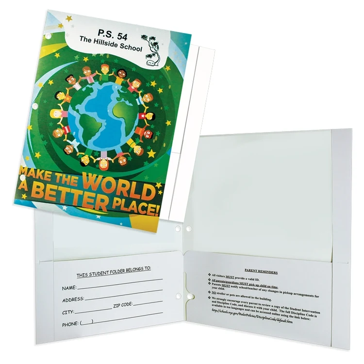 Reinforced Edge School Folders 1