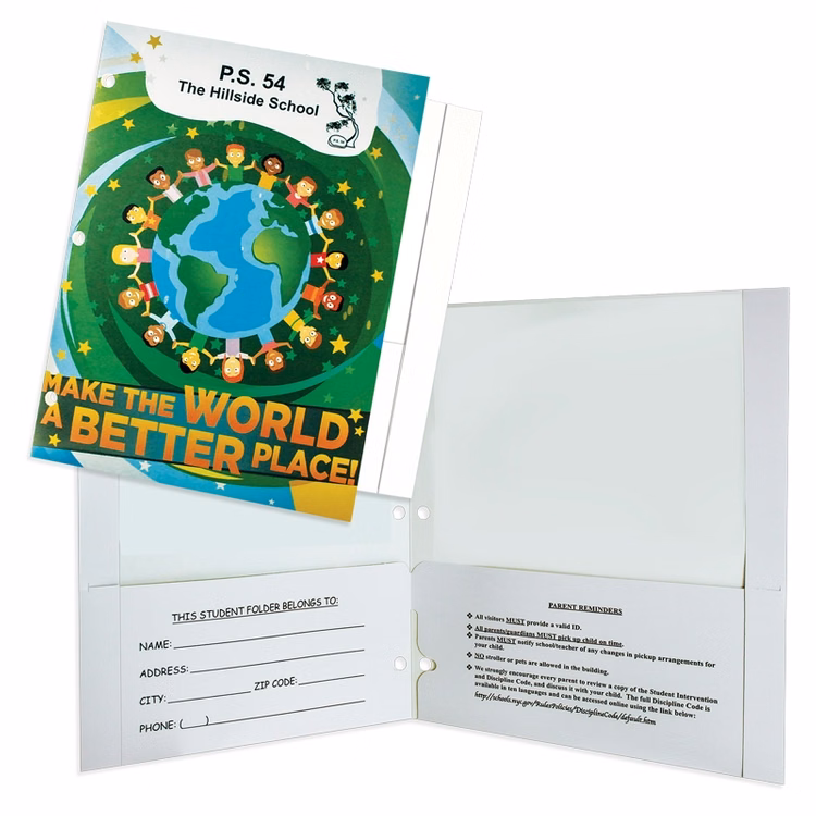 Reinforced Edge School Folders