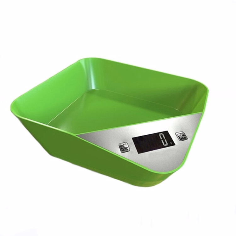 Digital Kitchen Scale With A Hollowware
