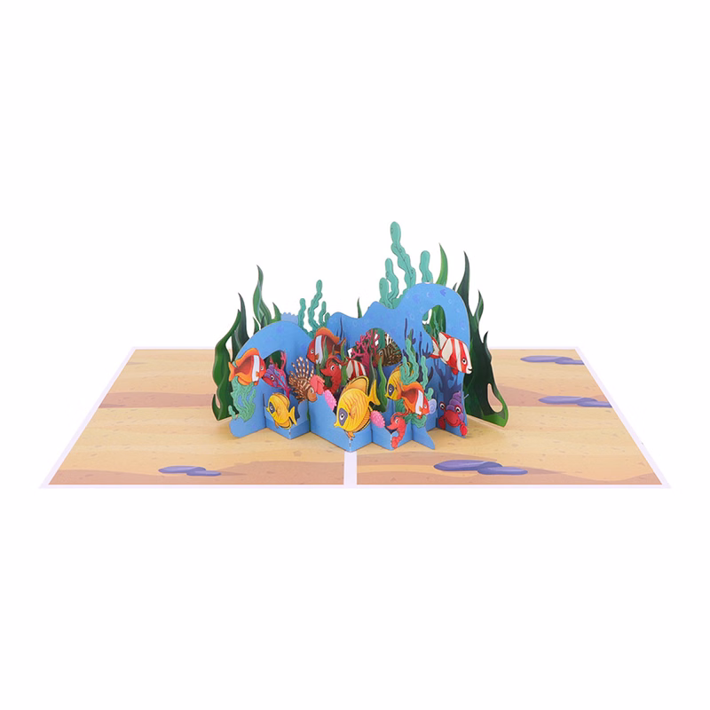 Aquarium Pop Up Card