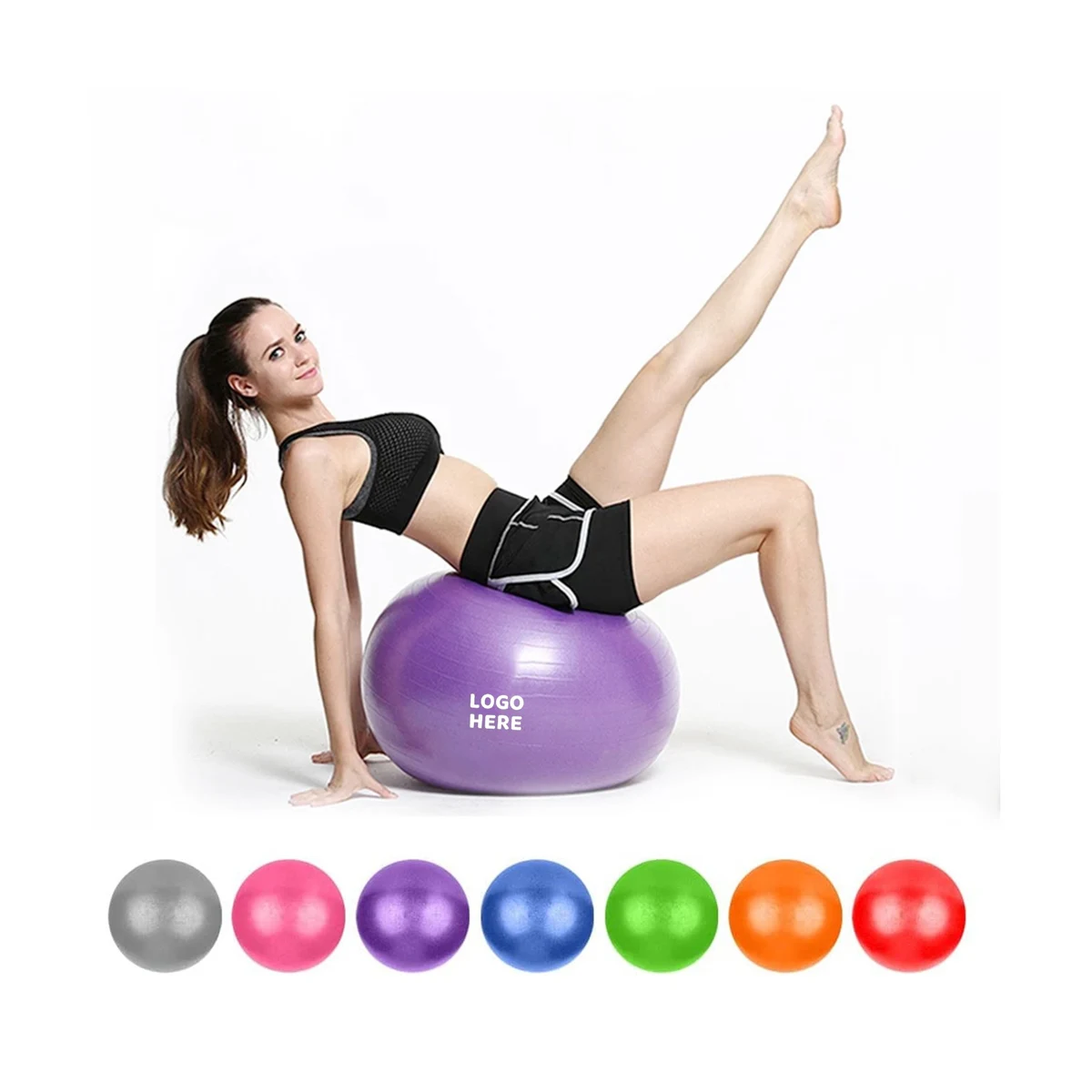 25.5" Yoga Exercise Ball 1