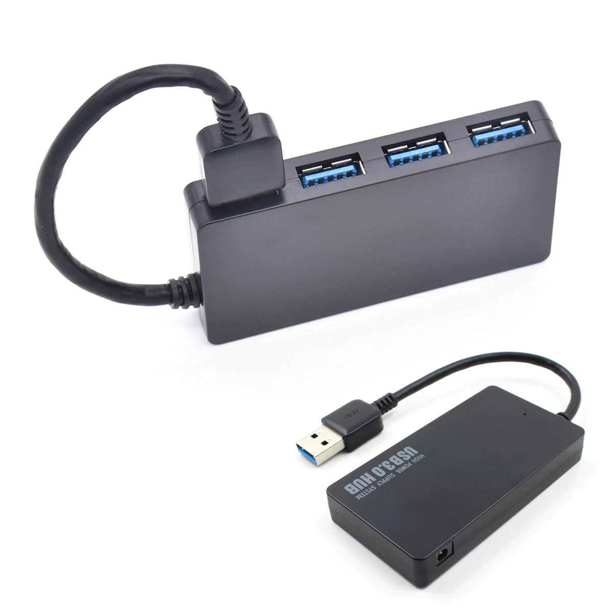 Portable Ultra Slim 4 Port USB Data Hub Adapter Compatible 1