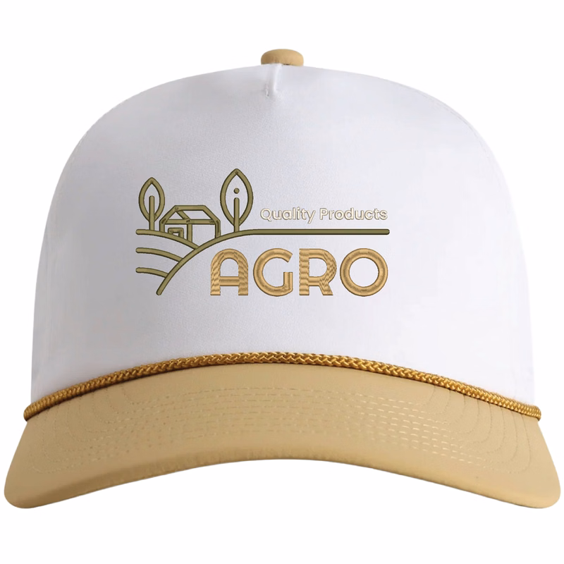 Imperial 5054UT 5-Panel The Harrison Two-Tone Performance Rope Cap with Patches or Embroidery