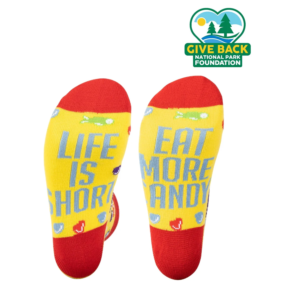 ACE Life Is Short, Eat More Candy Dress Socks 1