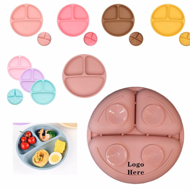 Food Grade Silicone Baby Feeding Tableware Set